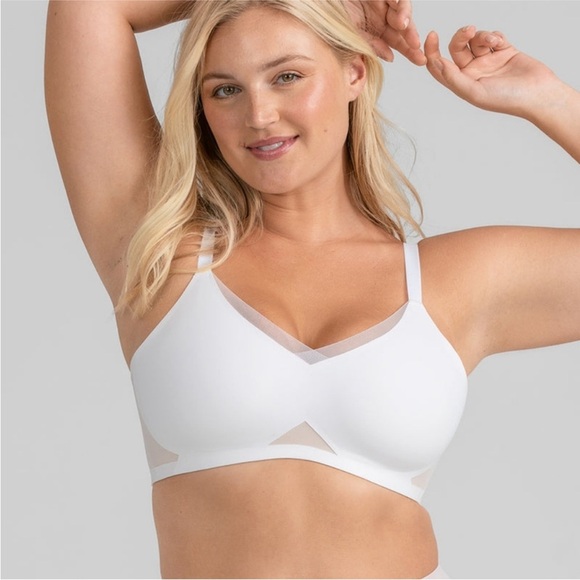 HONEYLOVE shapewear CrossOver Bra - Astral (White) - Picture 5 of 11
